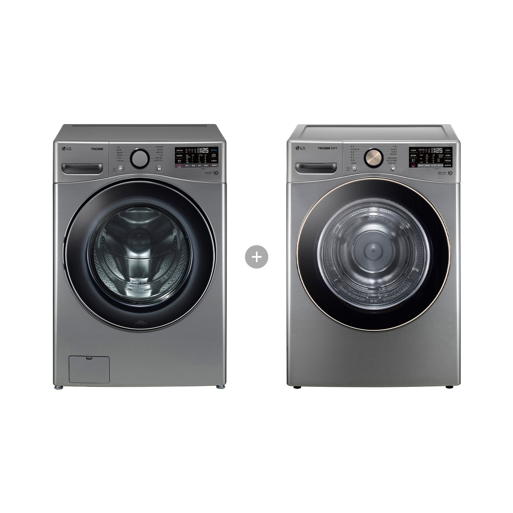 세탁기 LG 트롬 + 건조기 (F19VDSP-9VL.AKOR) 메인이미지 0