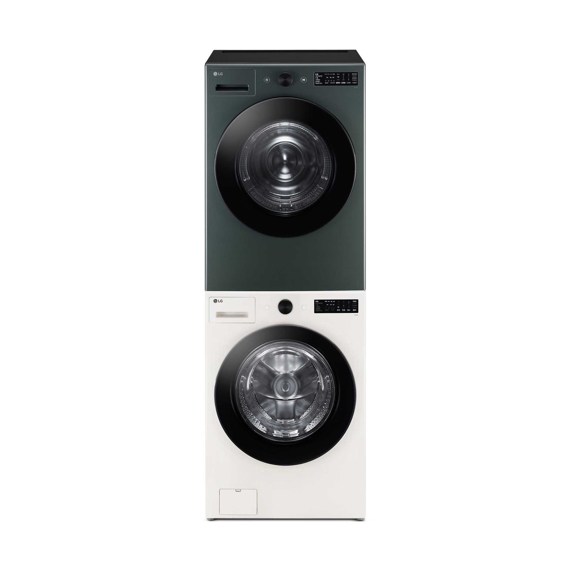 세탁기 LG 트롬 오브제컬렉션 + 건조기 + 스태킹키트 (KFG21EN-9GN.AKOR) 줌이미지 0