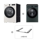 세탁기 LG 트롬 오브제컬렉션 + 건조기 + 스태킹키트 (KFG21EN-9GN.AKOR) 썸네일이미지 1