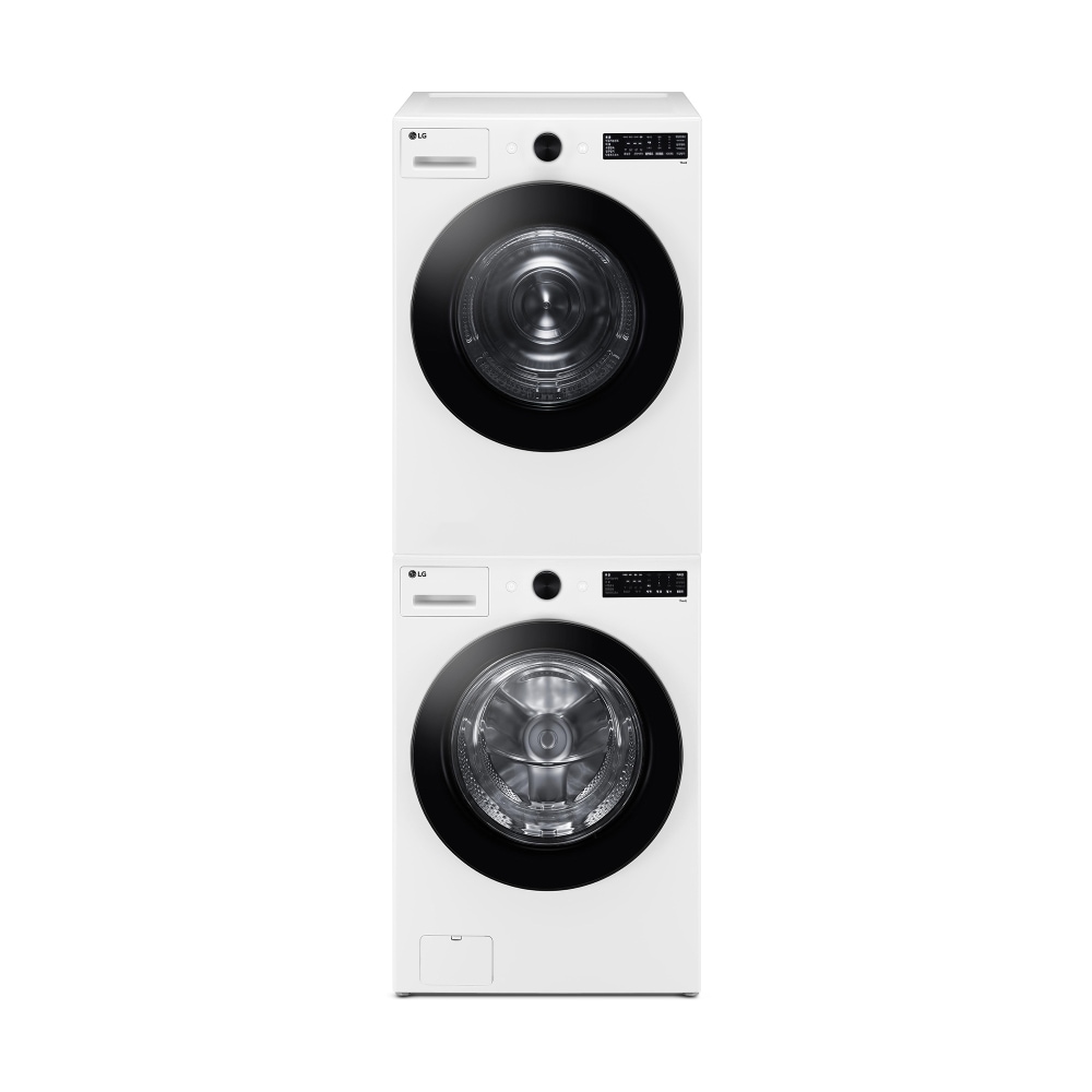 세탁기 LG 트롬 오브제컬렉션 + 건조기 + 스태킹키트 (KFG21WN-8WN.AKOR) 메인이미지 0