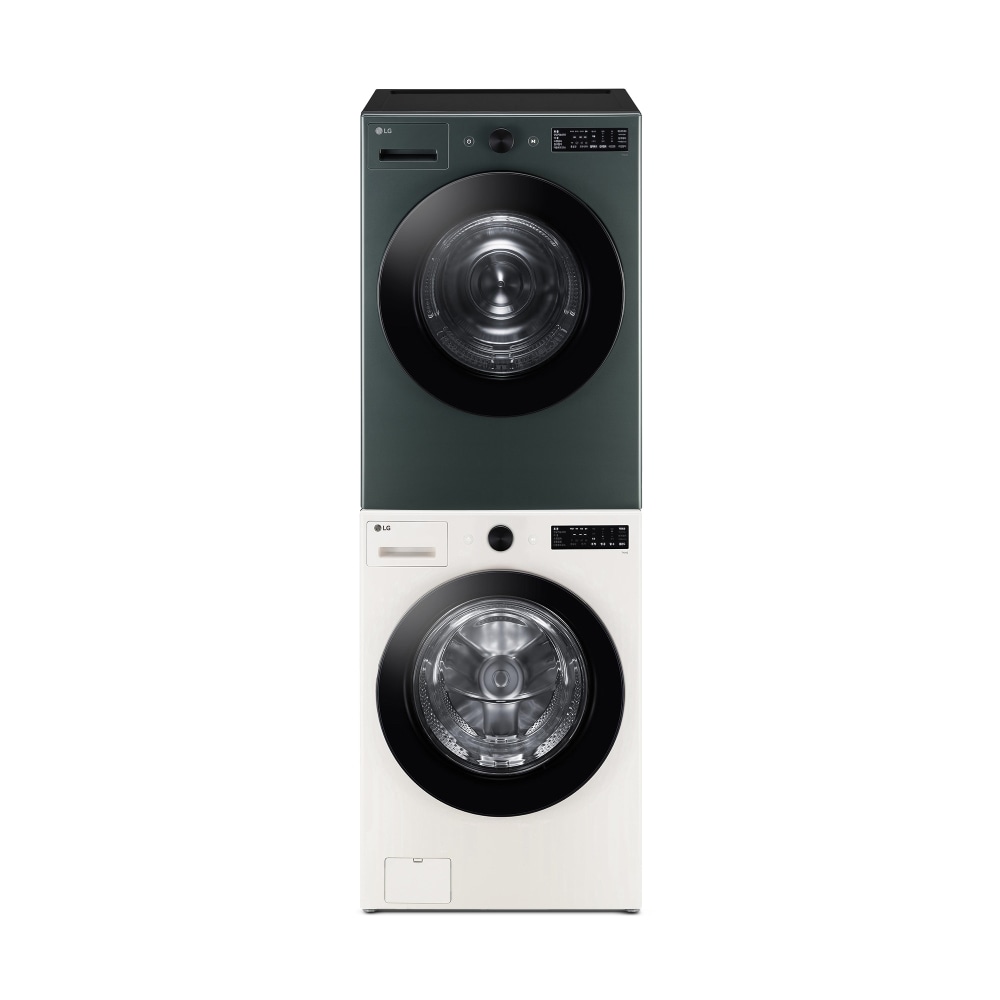 세탁기 LG 트롬 오브제컬렉션 + 건조기 + 스태킹키트 (KFG19EN-8GN.AKOR) 메인이미지 0