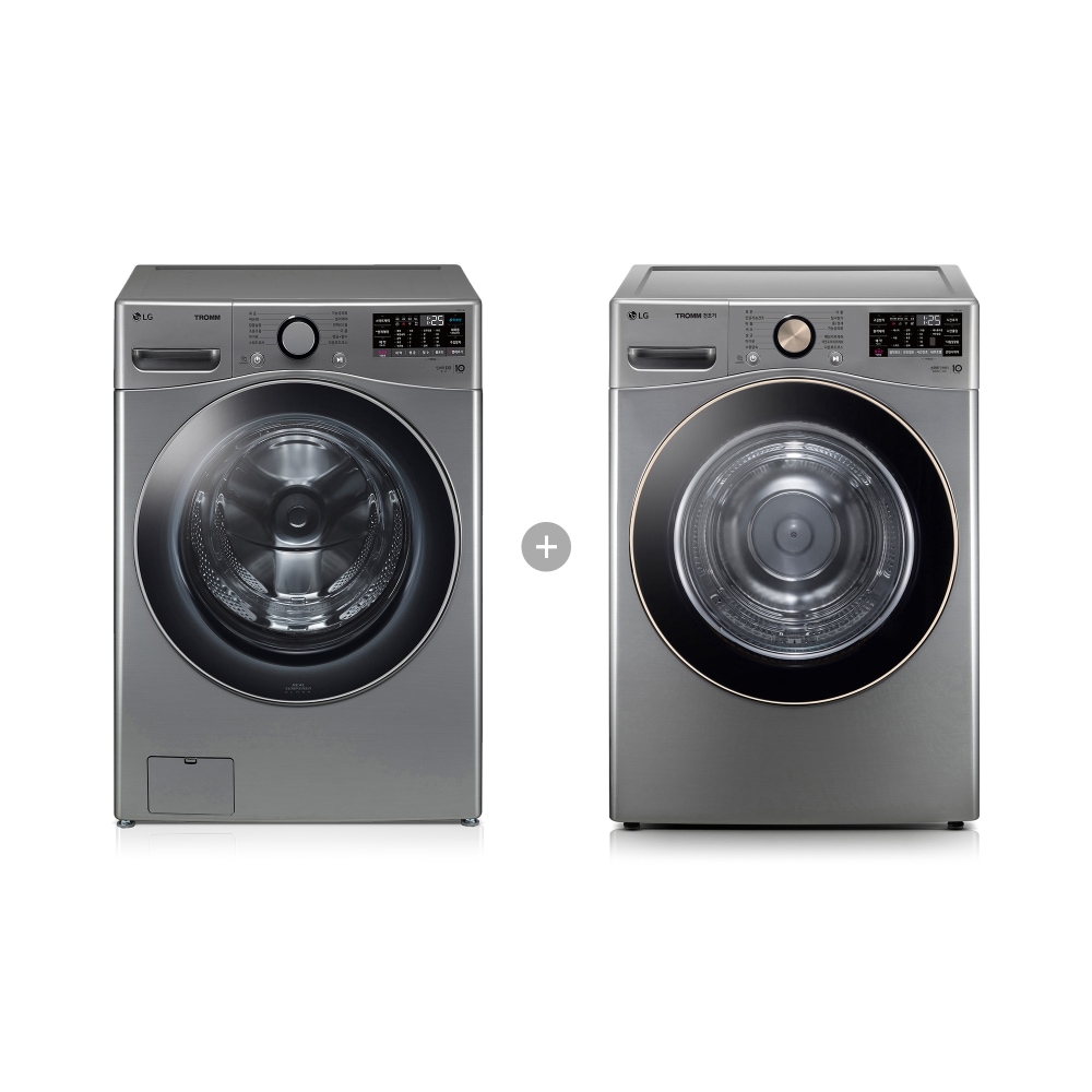 세탁기 LG 트롬 + 건조기 (F21VDSK-9VL.AKOR) 메인이미지 0