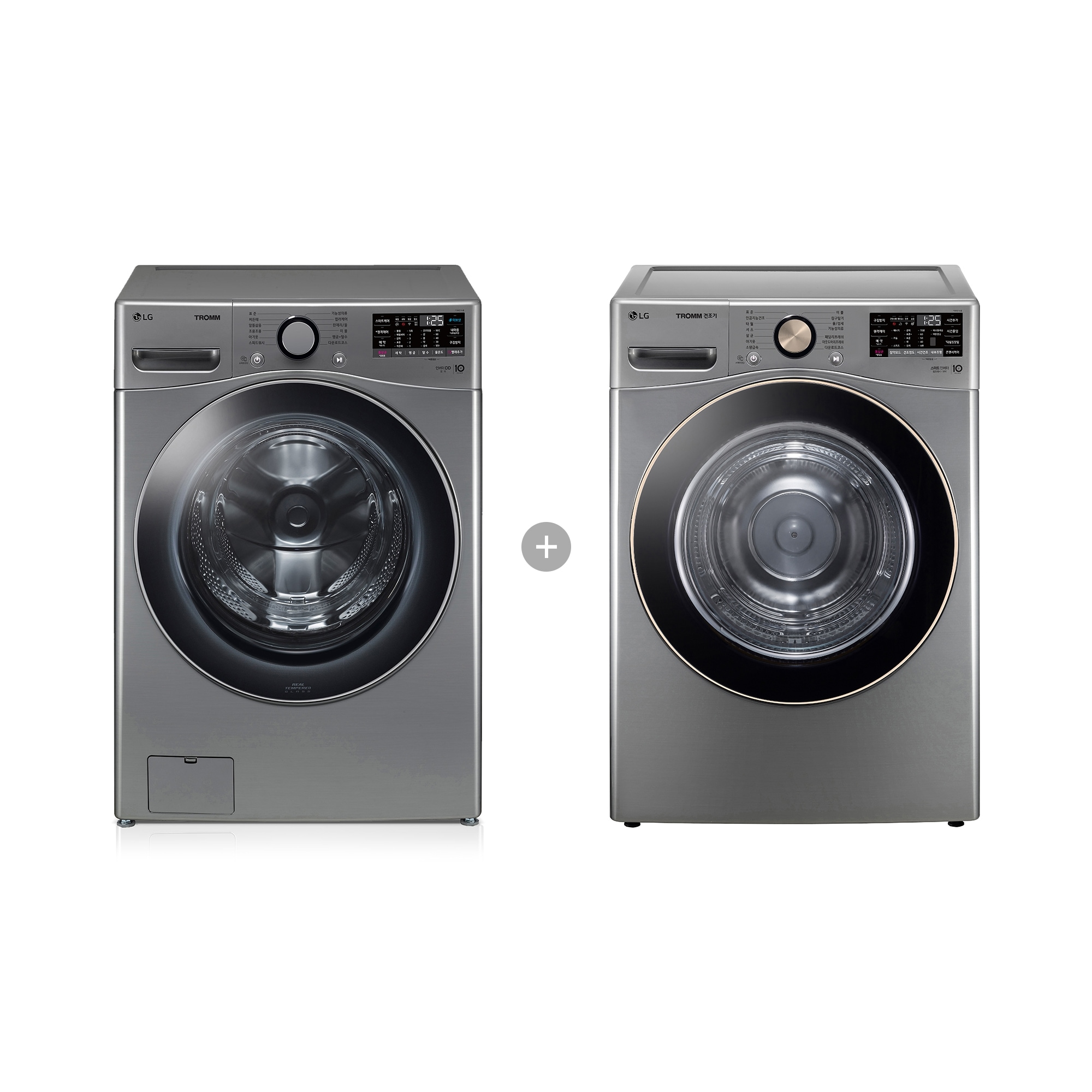 세탁기 LG 트롬 + 건조기 (F21VDSK-8VL.AKOR) 줌이미지 0