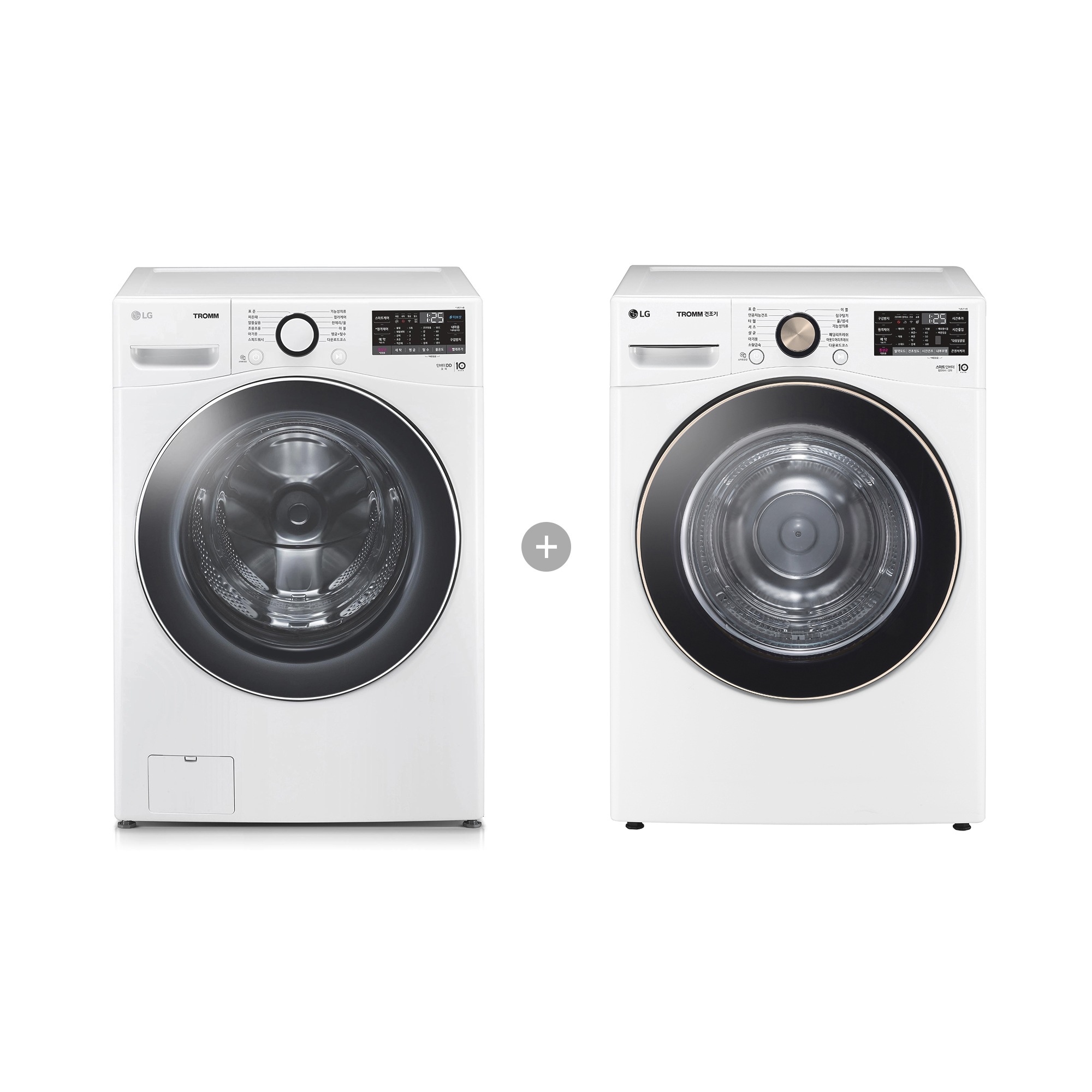 세탁기 LG 트롬 + 건조기 (F24WWP-8WLN.AKOR) 줌이미지 0