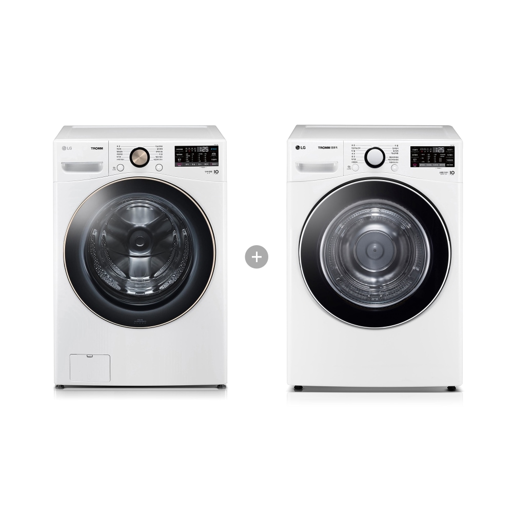 세탁기 LG 트롬 + 건조기 (F24WDLP-9WW.AKOR) 메인이미지 0