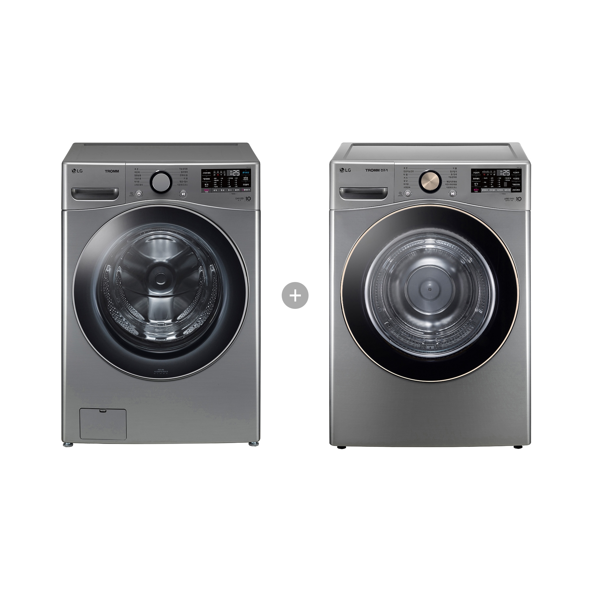 세탁기 LG 트롬 + 건조기 (F24VDSP-8VL.AKOR) 줌이미지 0