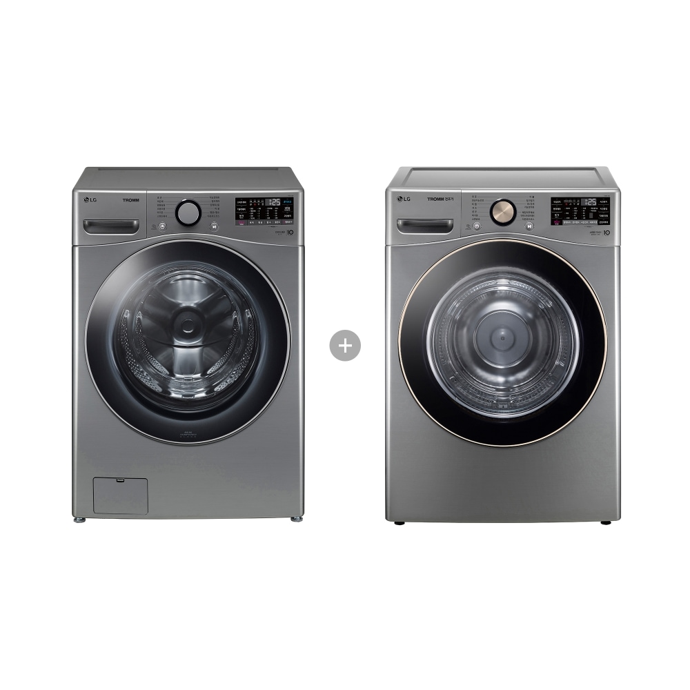 세탁기 LG 트롬 + 건조기 (F24VDSP-8VL.AKOR) 메인이미지 0