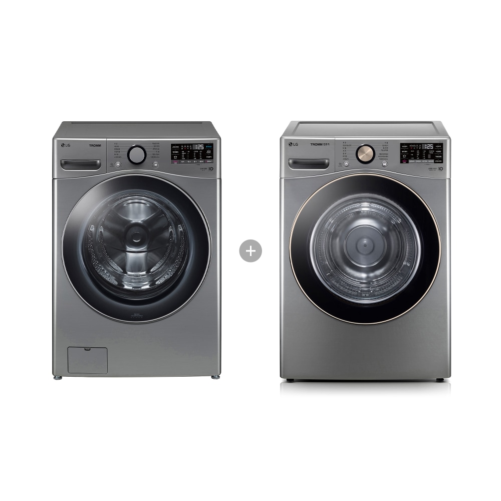 세탁기 LG 트롬 + 건조기 (F24VDSP-9VL.AKOR) 메인이미지 0