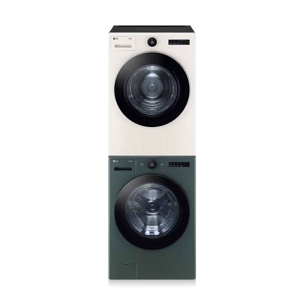 세탁기 LG 트롬 오브제컬렉션 + 건조기 + 스태킹키트 (KX25GG-2ENE.AKOR) 메인이미지 0