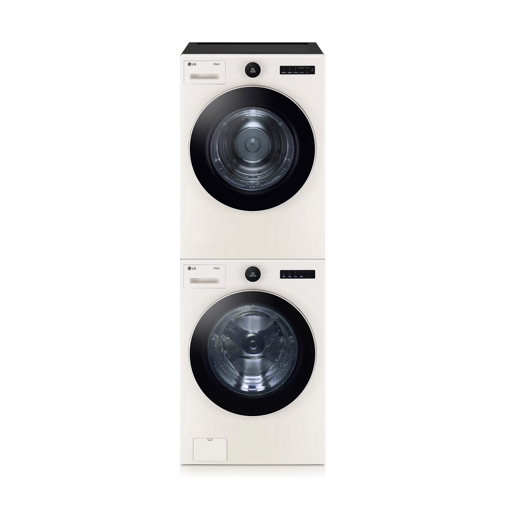 세탁기 LG 트롬 오브제컬렉션 + 건조기 + 스태킹키트 (KX25EE-2ENE.AKOR) 메인이미지 0