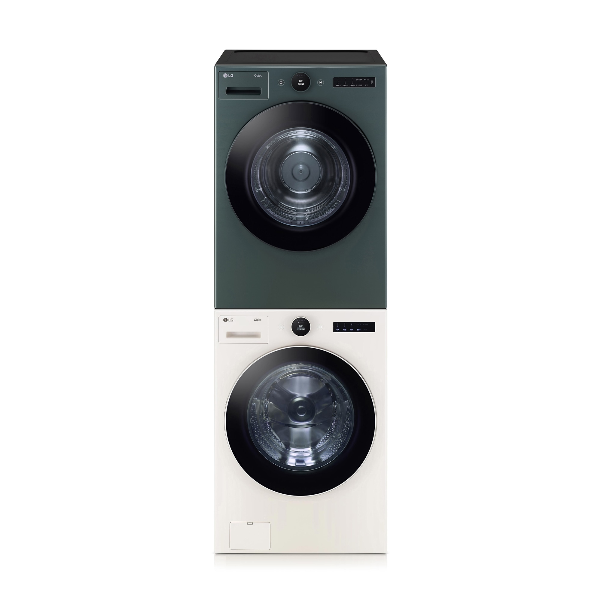 세탁기 LG 트롬 오브제컬렉션 + 건조기 + 스태킹키트 (KX25EE-2GNG.AKOR) 줌이미지 1