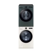세탁기 LG 트롬 오브제컬렉션 + 건조기 + 스태킹키트 (KX25EE-2GNG.AKOR) 썸네일이미지 1