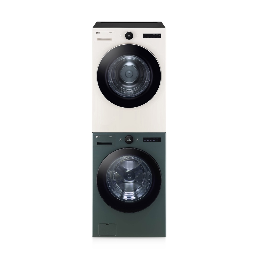 의류건조기 LG 트롬 오브제컬렉션 + 건조기 + 스태킹키트 (KX25GA-2ENE.AKOR) 메인이미지 0