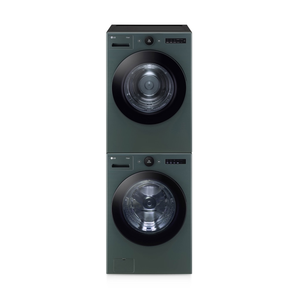 세탁기 LG 트롬 오브제컬렉션 + 건조기 + 스태킹키트 (KX25GA-2GNG.AKOR) 메인이미지 0