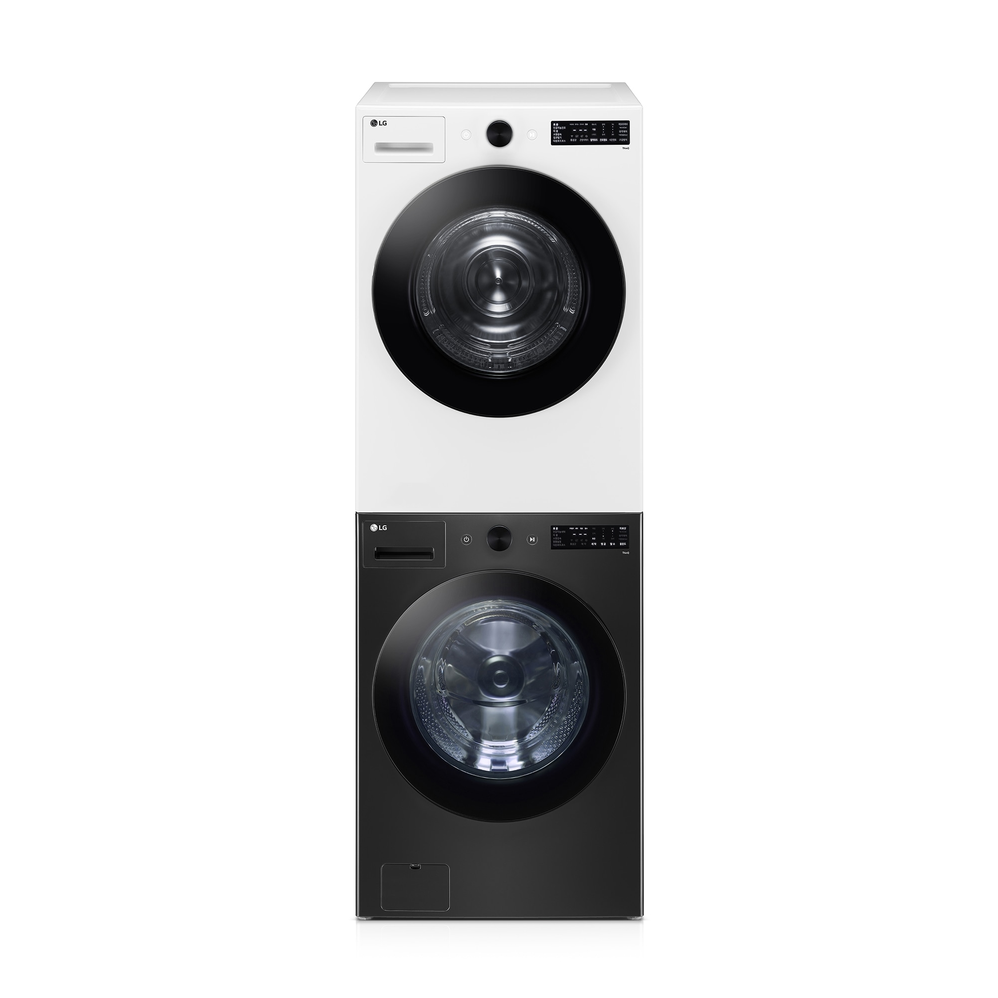 세탁기 LG 트롬 오브제컬렉션 + 건조기 + 스태킹키트 (KG24KN-G8WN.AKOR) 줌이미지 0
