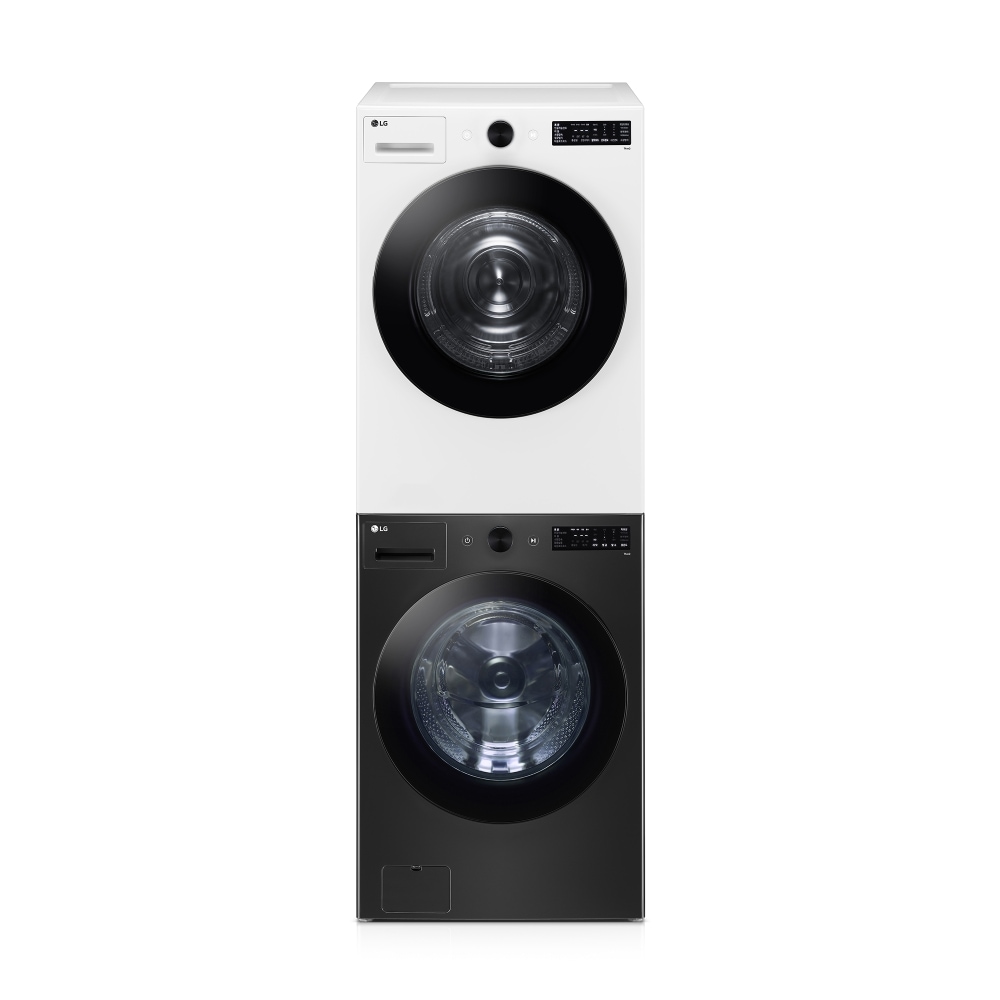 세탁기 LG 트롬 오브제컬렉션 + 건조기 + 스태킹키트 (KG24KN-G8WN.AKOR) 메인이미지 0