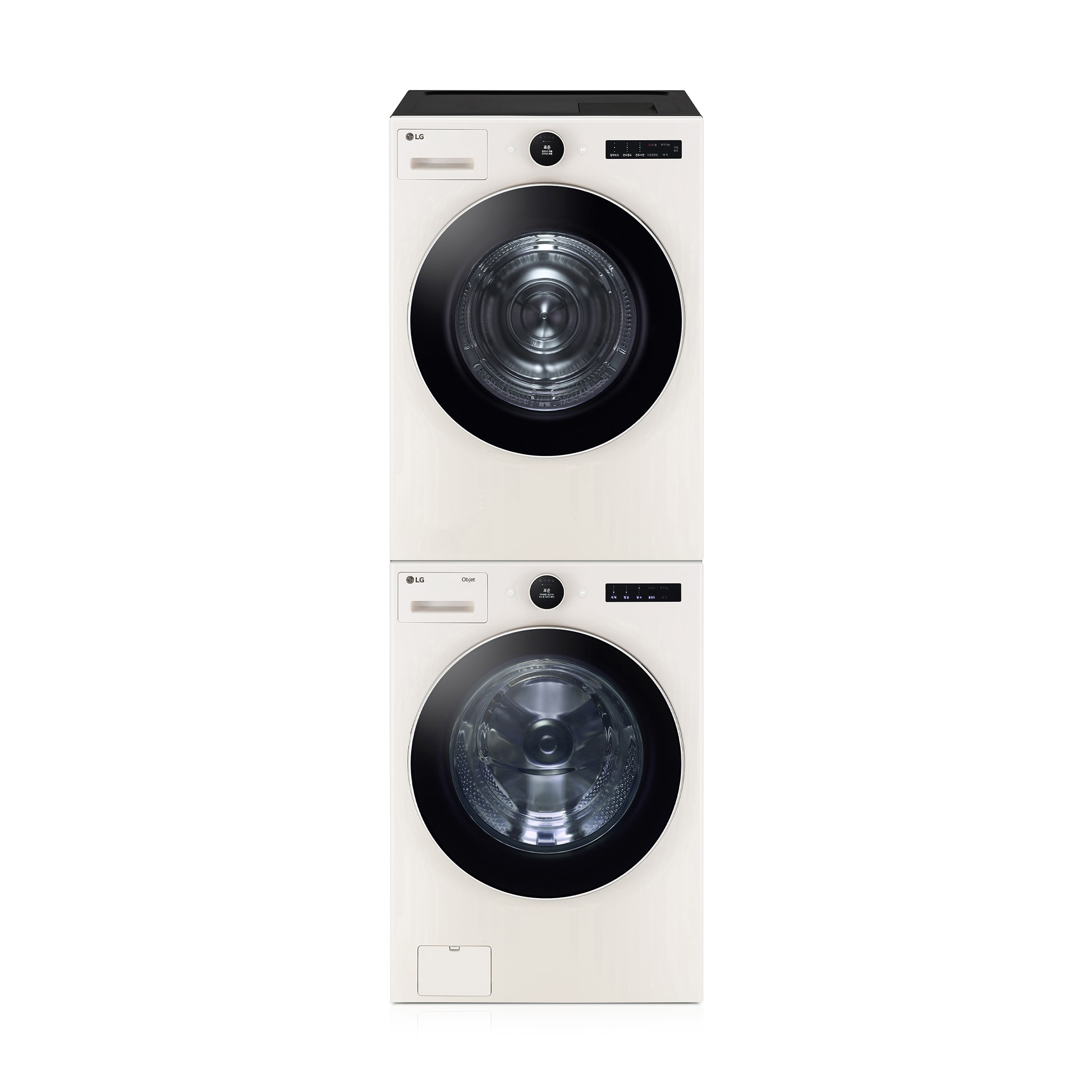 세탁기 LG 트롬 오브제컬렉션 + 건조기 + 스태킹키트 (KX4ENE-1ESE.AKOR) 줌이미지 1