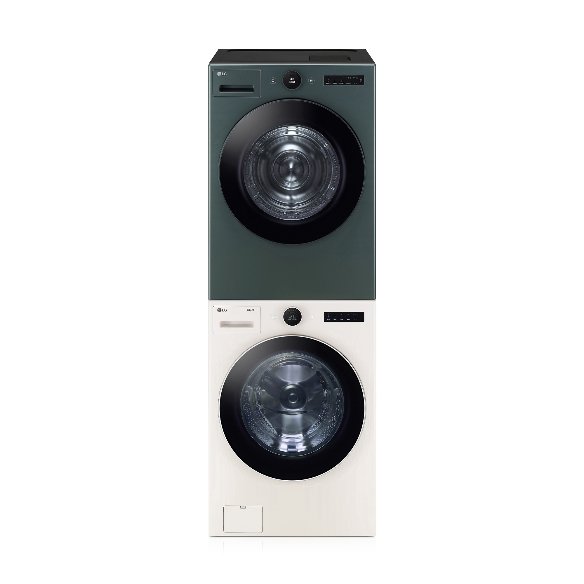 의류건조기 LG 트롬 오브제컬렉션 + 건조기 + 스태킹키트 (KX4ENE-1GSG.AKOR) 줌이미지 0
