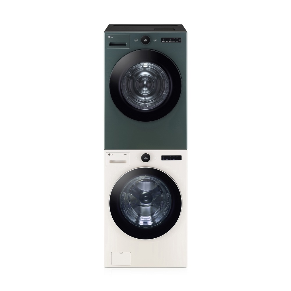 의류건조기 LG 트롬 오브제컬렉션 + 건조기 + 스태킹키트 (KX4ENE-1GSG.AKOR) 메인이미지 0