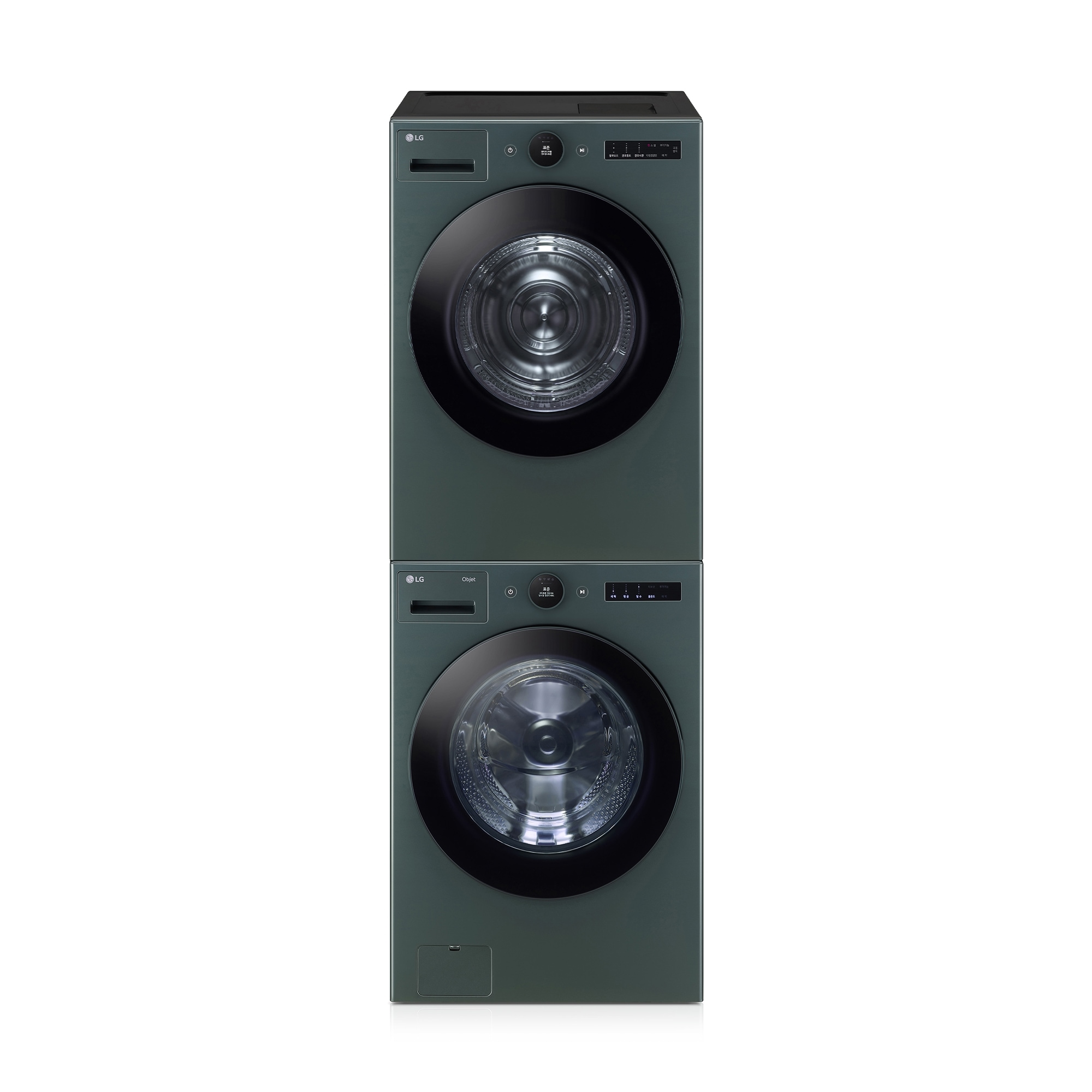 세탁기 LG 트롬 오브제컬렉션 + 건조기 + 스태킹키트 (KX4GNG-1GSG.AKOR) 줌이미지 0