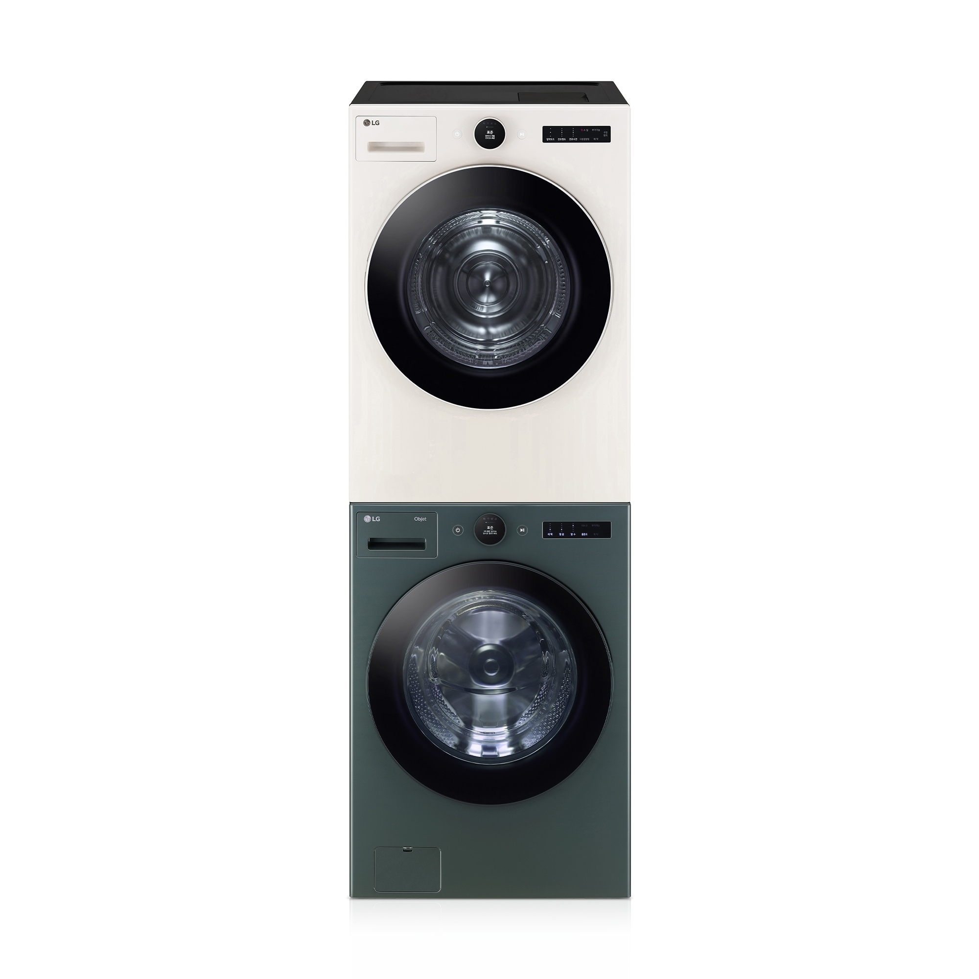 세탁기 LG 트롬 오브제컬렉션 + 건조기 + 스태킹키트 (KX3GNG-1ESE.AKOR) 줌이미지 0