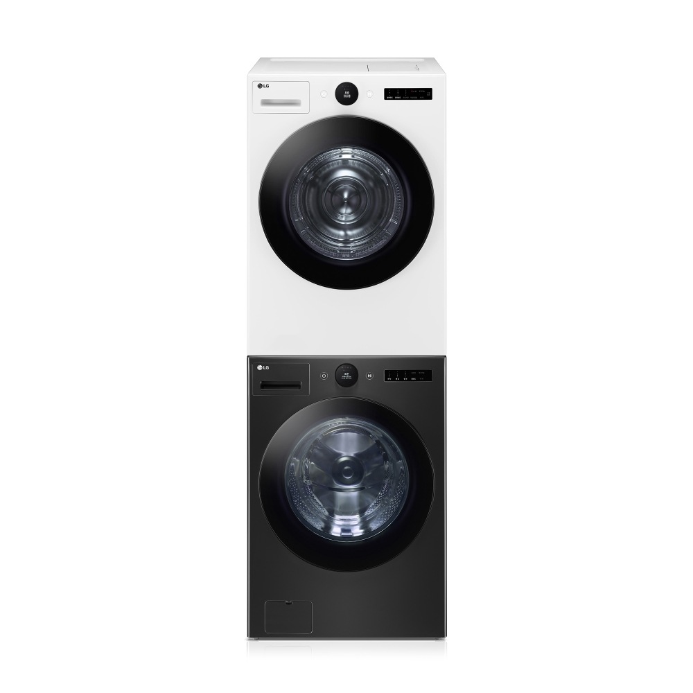 세탁기 LG 트롬 오브제컬렉션 + 건조기 + 스태킹키트 (KX23KN-21WS.AKOR) 메인이미지 0