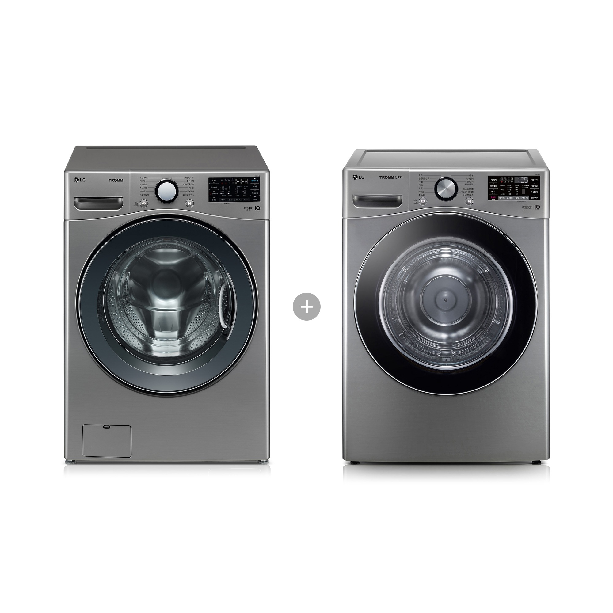 세탁기 LG 트롬 + 건조기 (F19VDU-9VSN.AKOR) 줌이미지 0