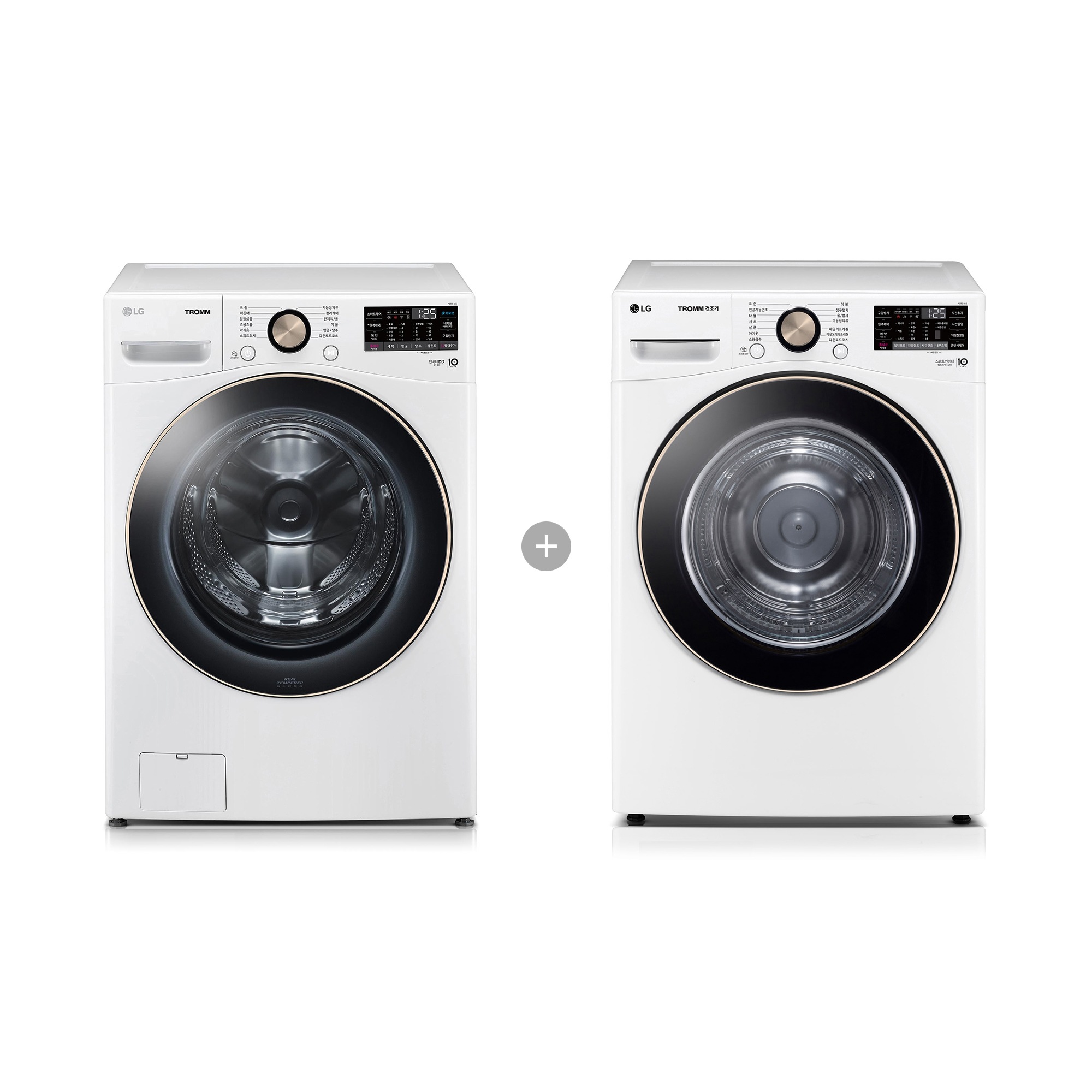 세탁기 LG 트롬 + 건조기 (F24WDLA-9WL.AKOR) 줌이미지 0
