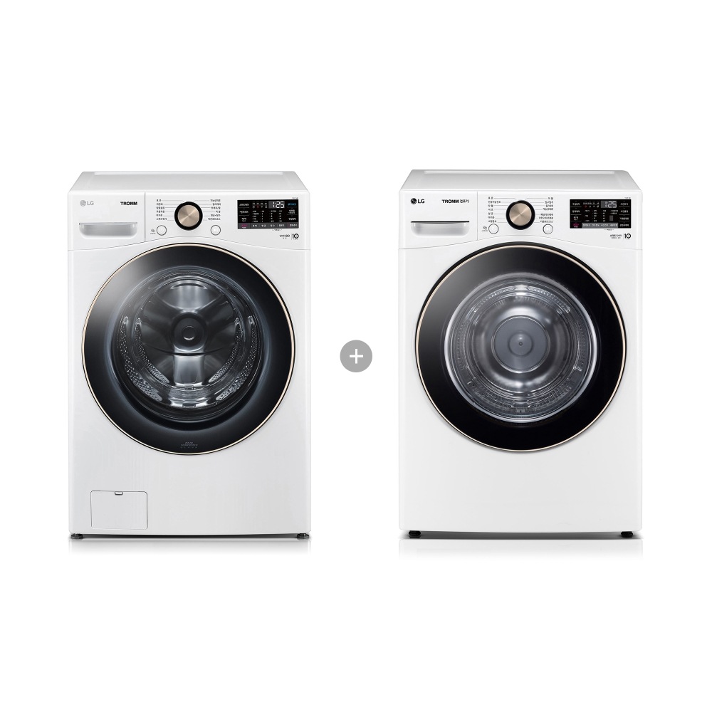 세탁기 LG 트롬 + 건조기 (F24WDLA-9WL.AKOR) 메인이미지 0