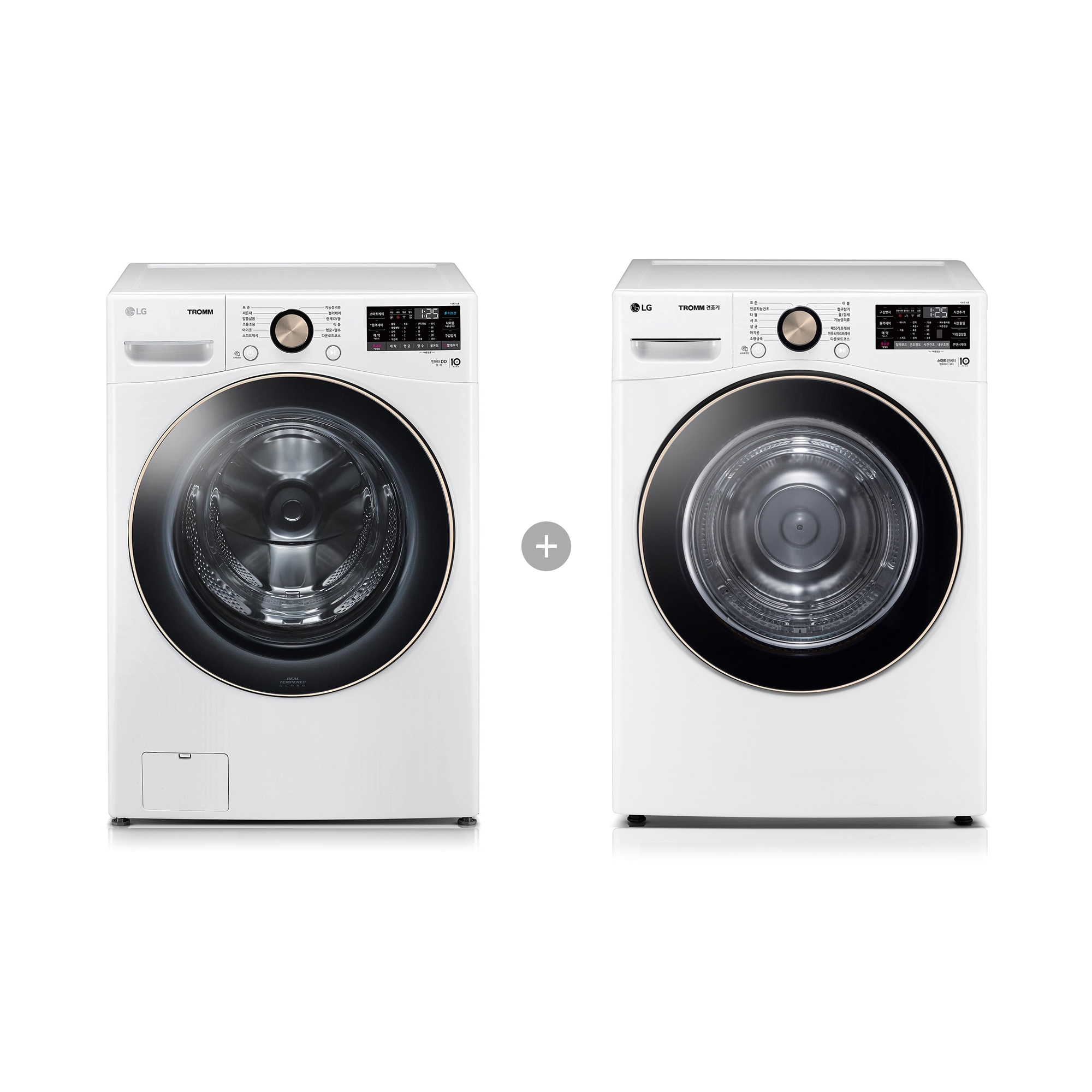 세탁기 LG 트롬 + 건조기 (F24WDLP-9WL.AKOR) 줌이미지 0