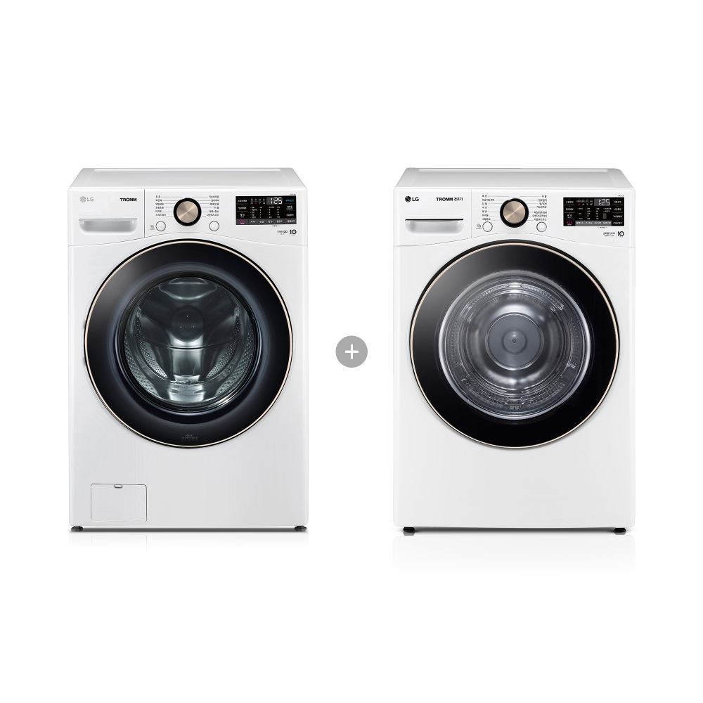 의류건조기 LG 트롬 + 건조기 (F19WDLP-8WL.AKOR) 메인이미지 0