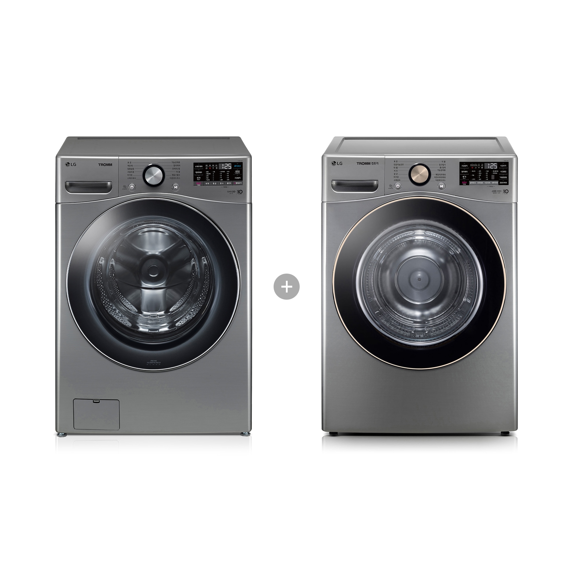 세탁기 LG 트롬 + 건조기 (F24VDAP-9VL.AKOR) 줌이미지 0