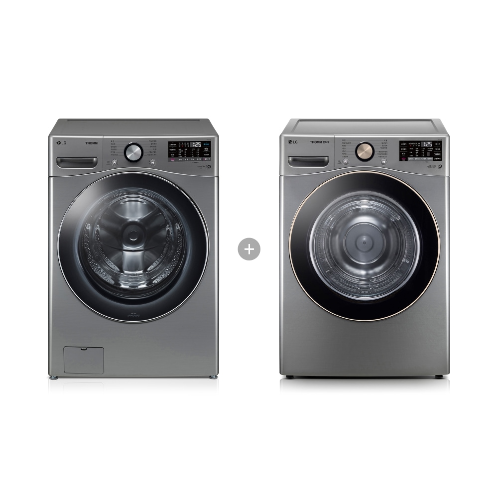 세탁기 LG 트롬 + 건조기 (F24VDAP-9VL.AKOR) 메인이미지 0
