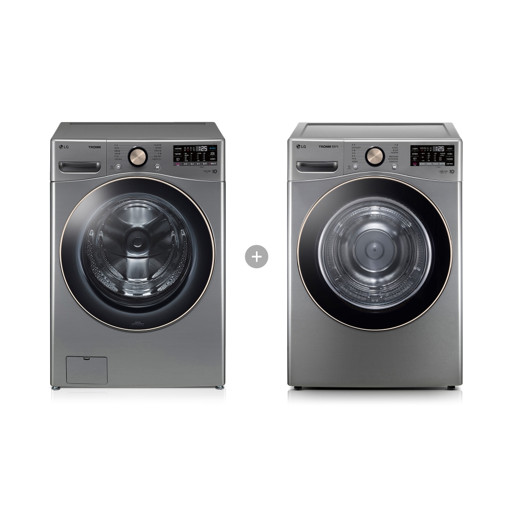 세탁기 LG 트롬 + 건조기 (F24VDLP-9VL.AKOR) 메인이미지 0
