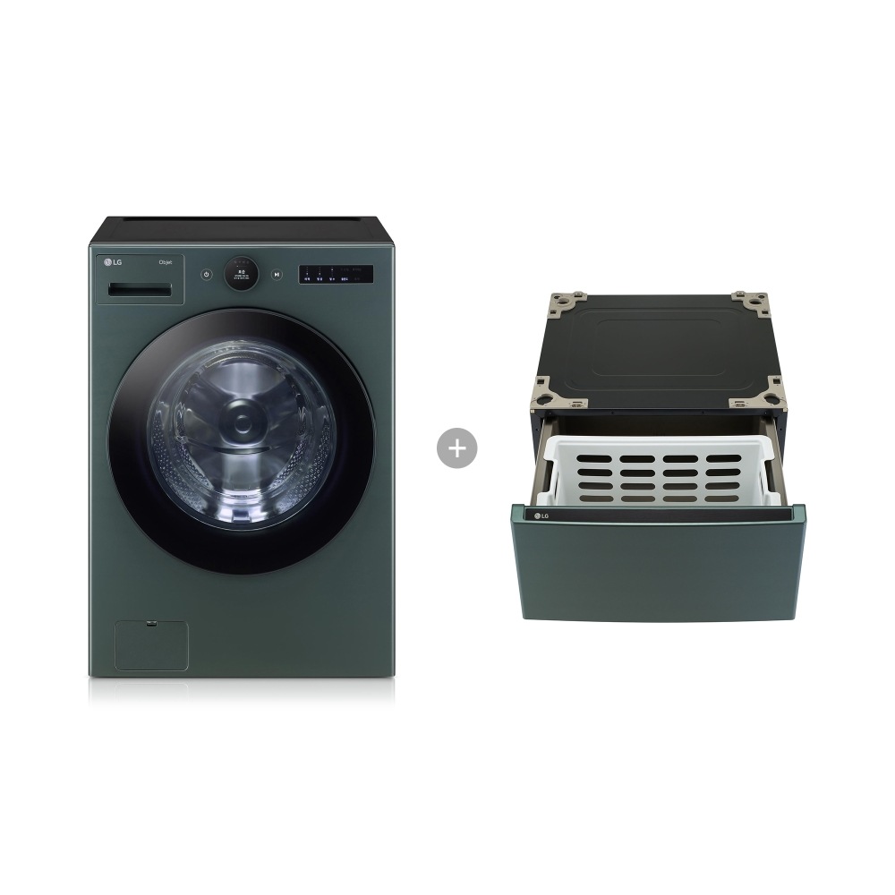세탁기 LG 트롬 오브제컬렉션 + 키높이 수납함 (FX25GSGF.AKOR) 메인이미지 0