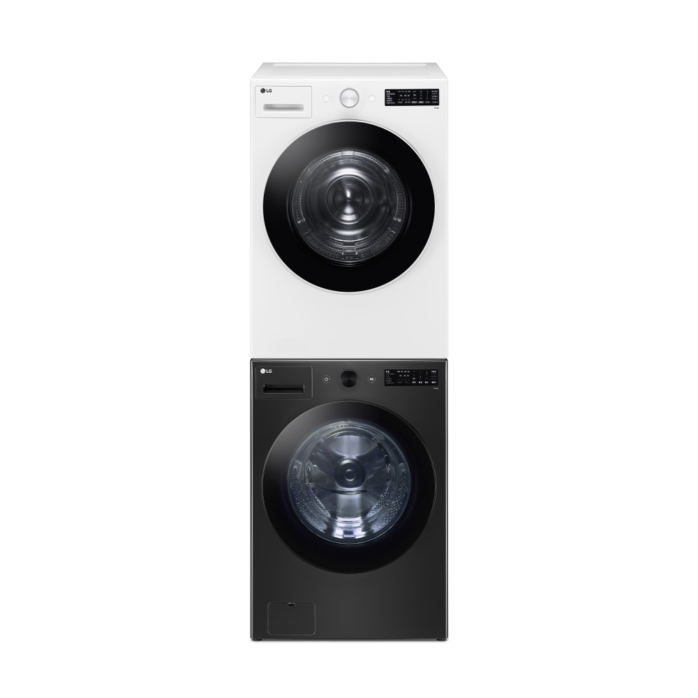 의류건조기 LG 트롬 오브제컬렉션 + 건조기 + 스태킹키트 (KG24KN-G8NW.AKOR) 메인이미지 0