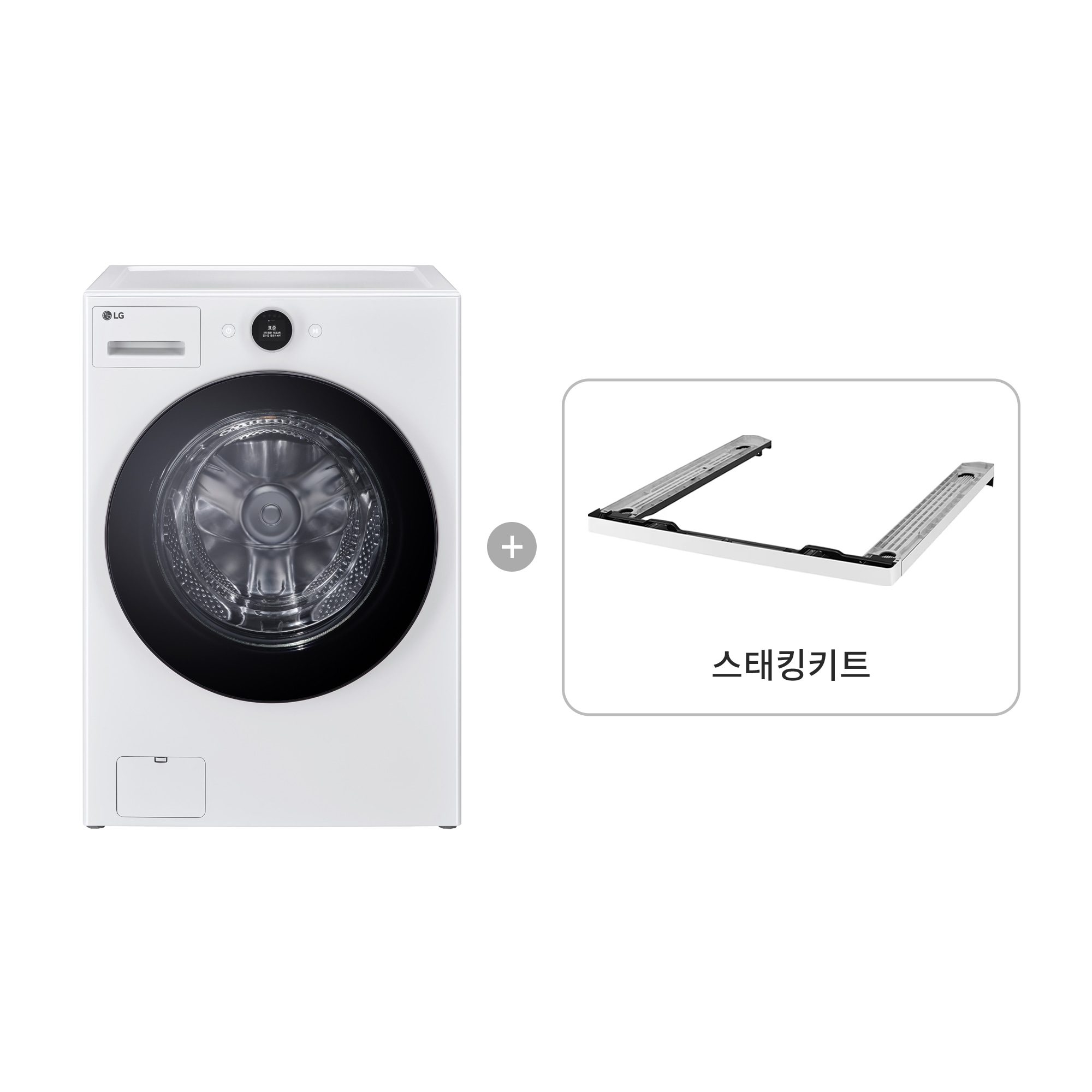 세탁기 LG 트롬 오브제컬렉션 + 스태킹키트 (FX25WAC-WK.AKOR) 줌이미지 0