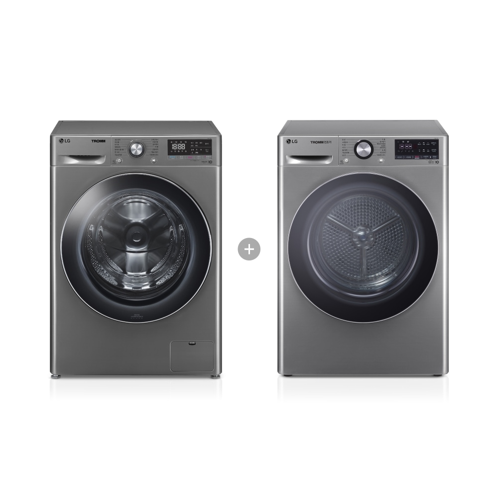 의류건조기 LG 트롬 + 건조기 (F12VVA-10VB.AKOR) 메인이미지 0