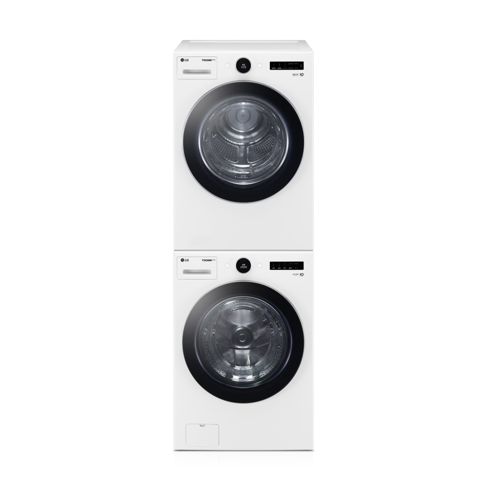 세탁기 LG 트롬 세탁기 + 건조기 + 스태킹키트 (KX24WS-2WA.AKOR) 메인이미지 0