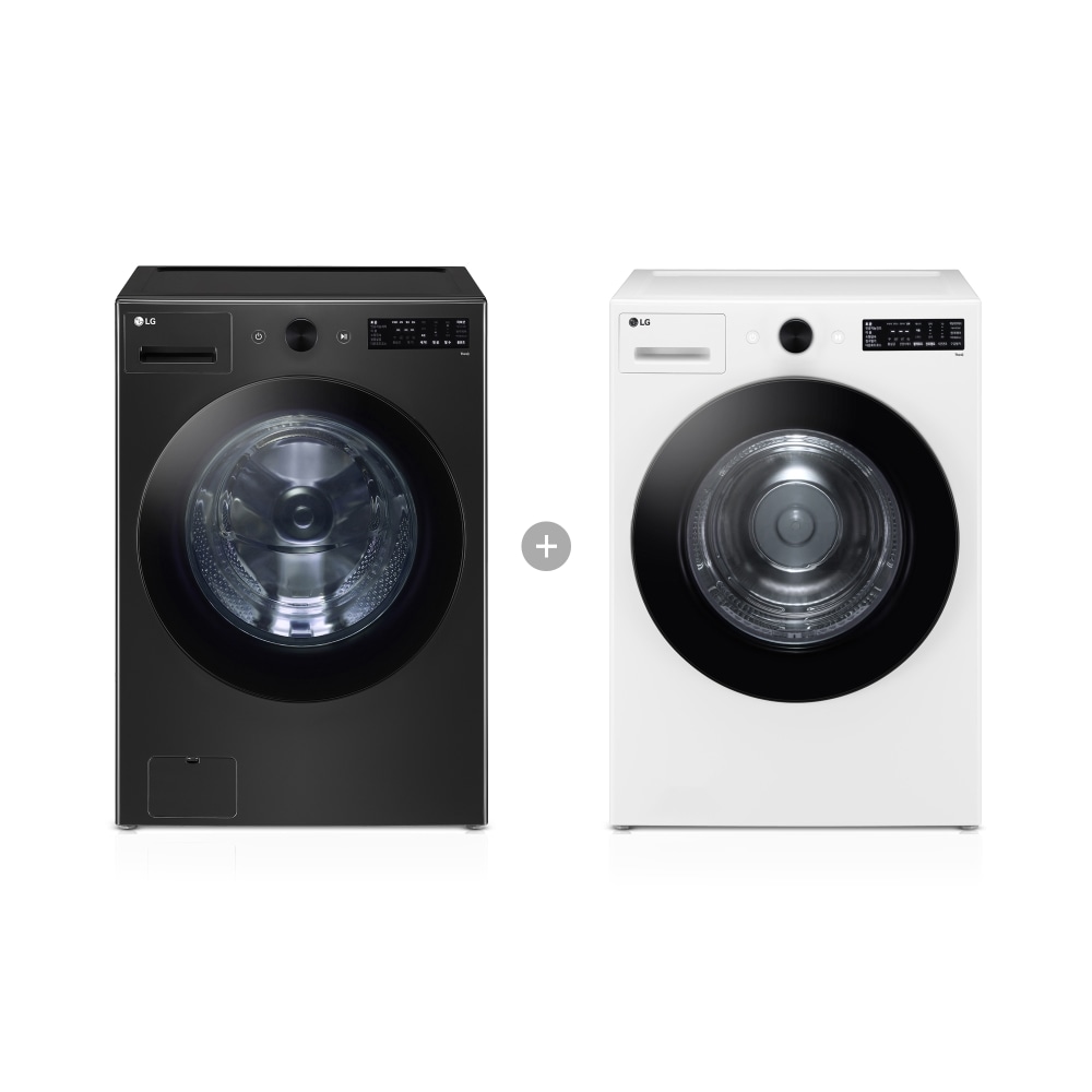 세탁기 LG 트롬 오브제컬렉션 + 건조기 (FG24K-18W.AKOR2) 메인이미지 0