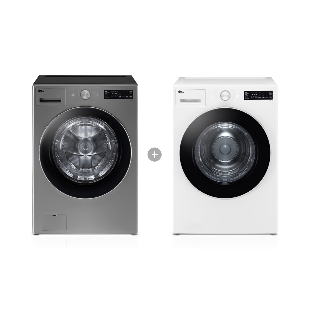 세탁기 LG 트롬 오브제컬렉션 + 건조기 (FG24V-18W.AKOR2) 메인이미지 0