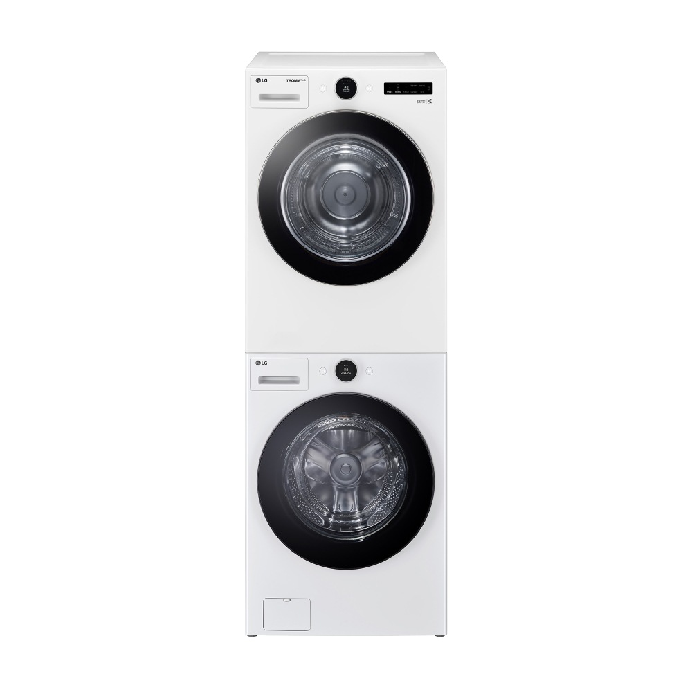 세탁기 LG 트롬 오브제컬렉션 + 건조기 + 스태킹키트 (KX25WN-20WN.AKOR) 메인이미지 0