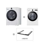 세탁기 LG 트롬 오브제컬렉션 + 건조기 + 스태킹키트 (KX21WN-20WN.AKOR) 썸네일이미지 1