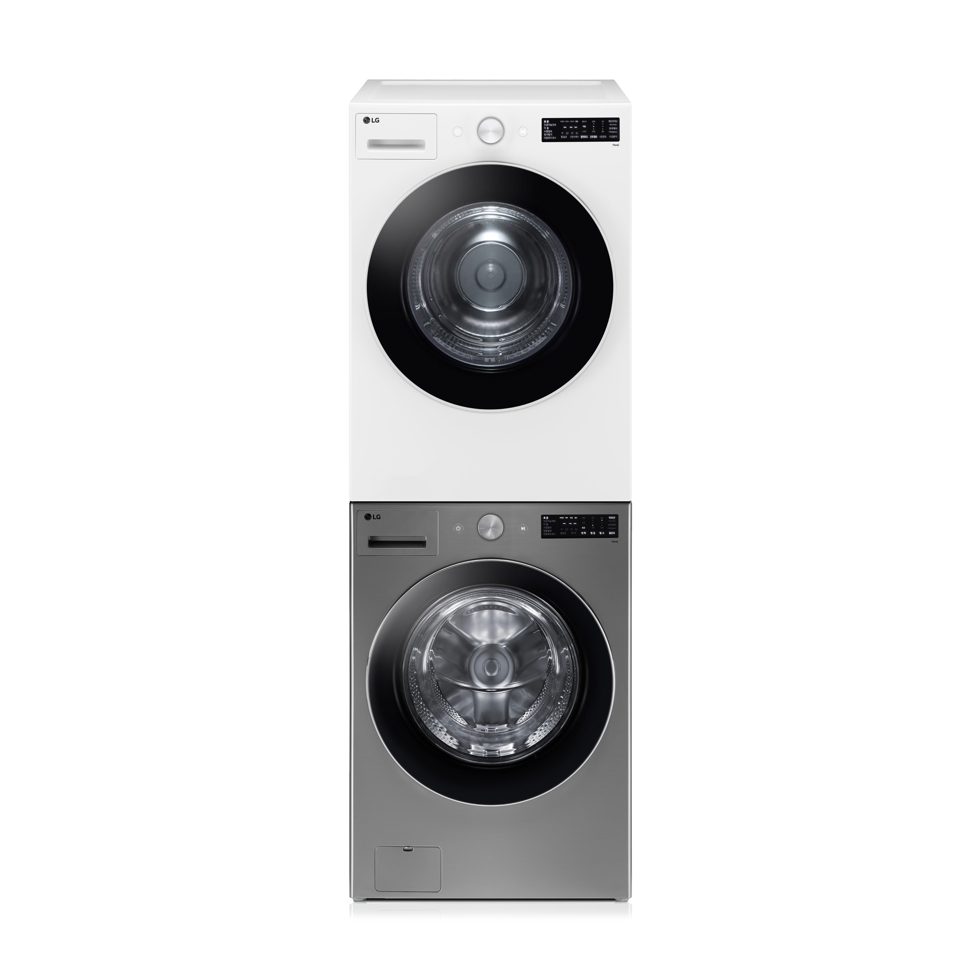 세탁기 LG 트롬 오브제컬렉션 + 건조기 + 스태킹키트 (KG24V-18W.AKOR2) 줌이미지 0