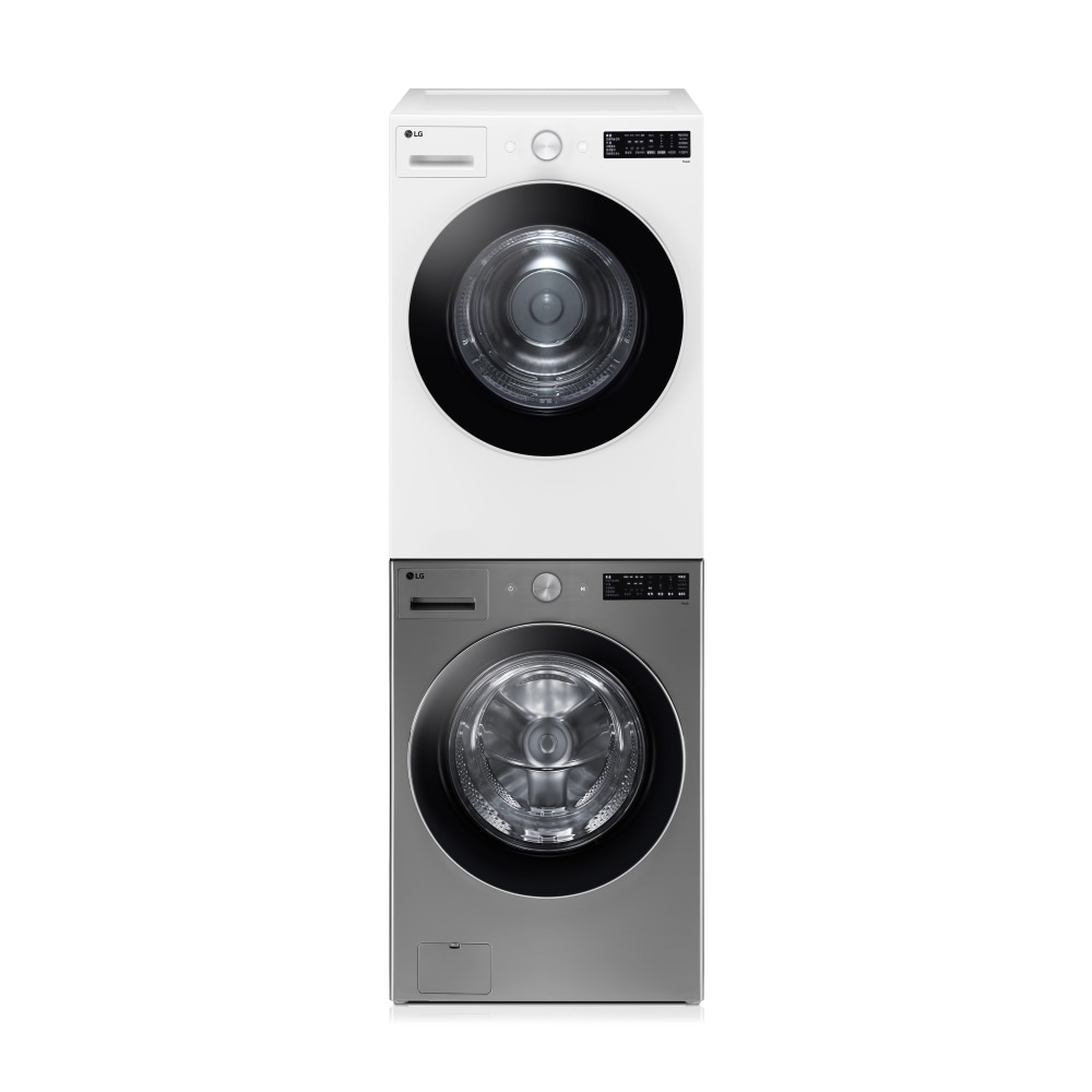 세탁기 LG 트롬 오브제컬렉션 + 건조기 + 스태킹키트 (KG24V-18W.AKOR2) 메인이미지 0