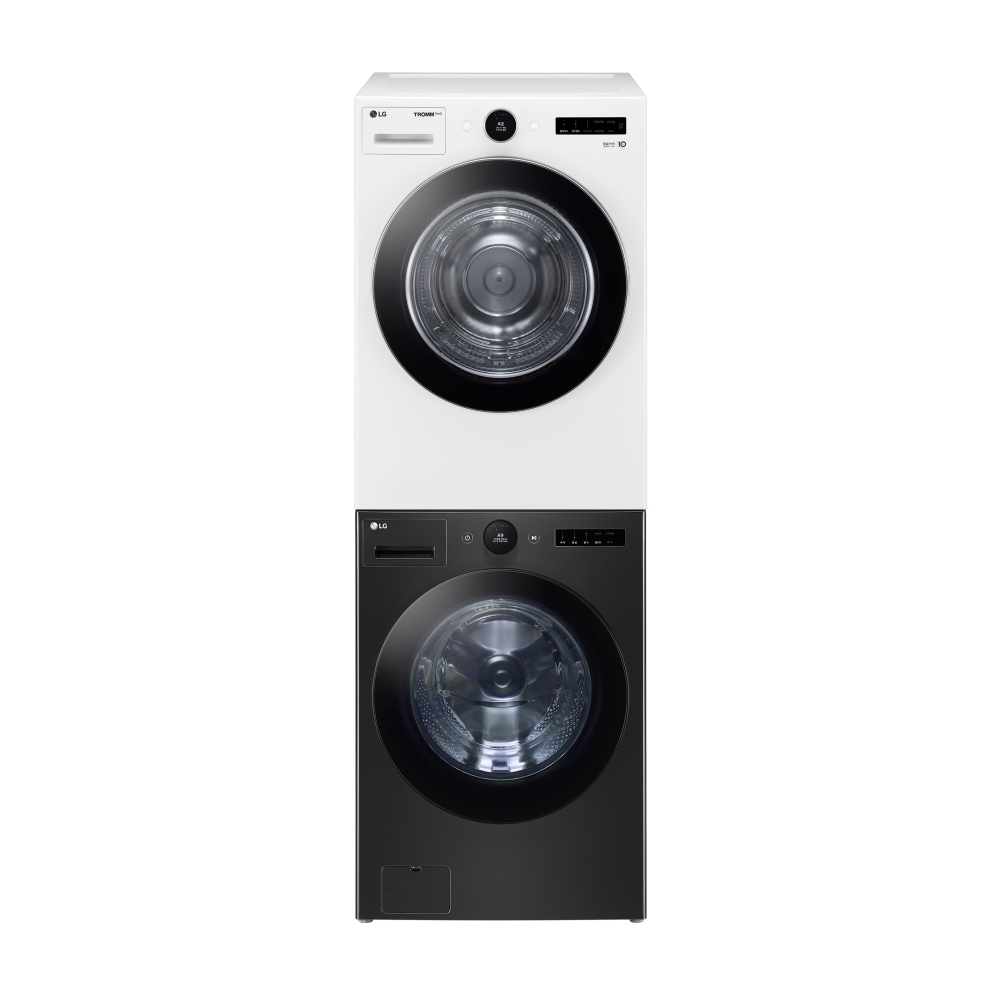 세탁기 LG 트롬 오브제컬렉션 + 건조기 + 스태킹키트 (KX24KN-20WA.AKOR) 메인이미지 0