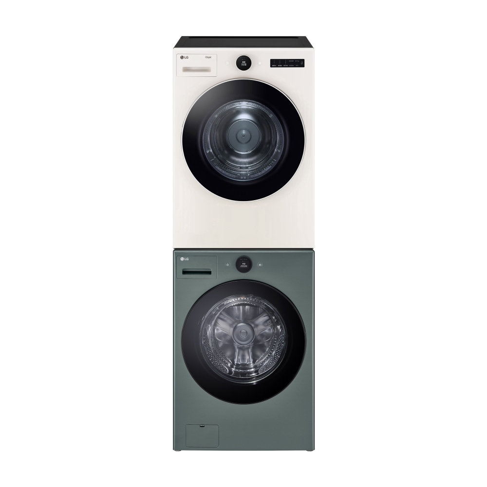 세탁기 LG 트롬 오브제컬렉션 + 건조기 + 스태킹키트 (KX25GC-20EN.AKOR) 메인이미지 0