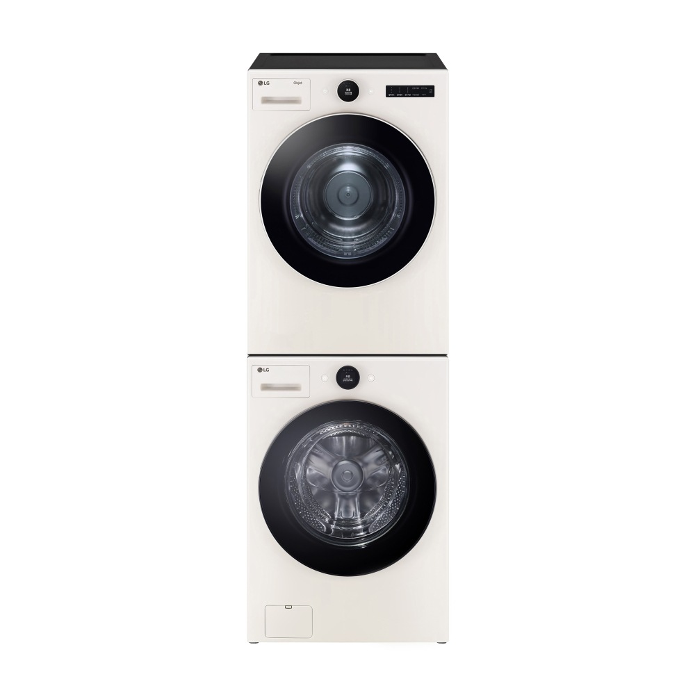 세탁기 LG 트롬 오브제컬렉션 + 건조기 + 스태킹키트 (KX25EC-20EN.AKOR) 메인이미지 0