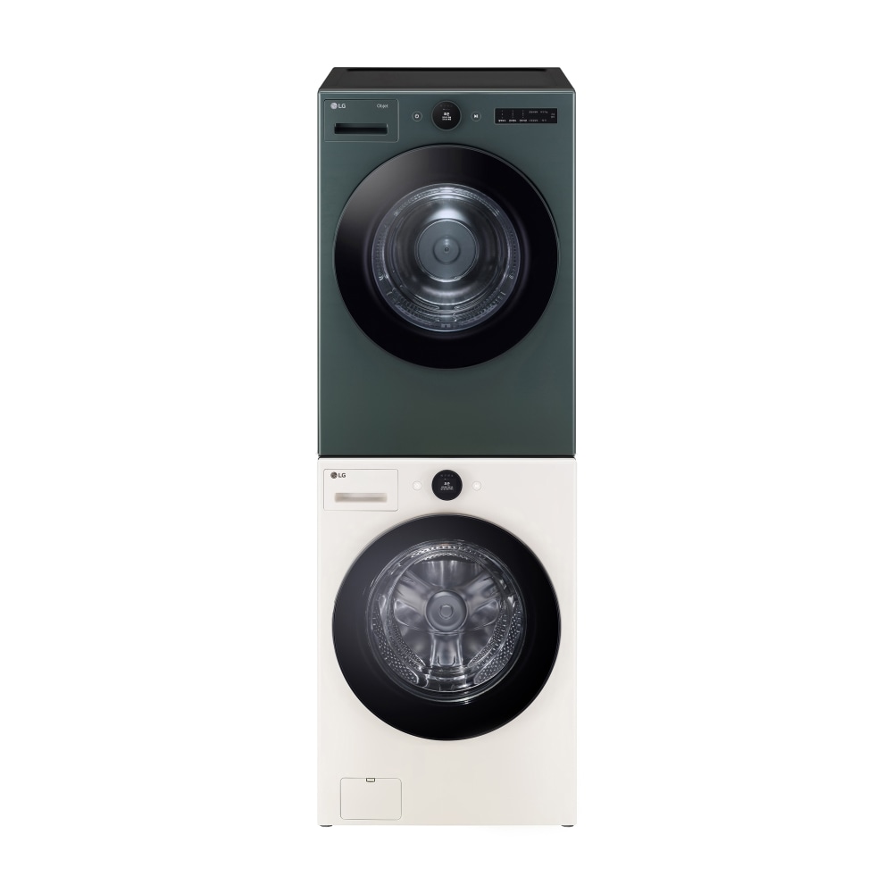세탁기 LG 트롬 오브제컬렉션 + 건조기 + 스태킹키트 (KX25WA-20GN.AKOR) 메인이미지 0