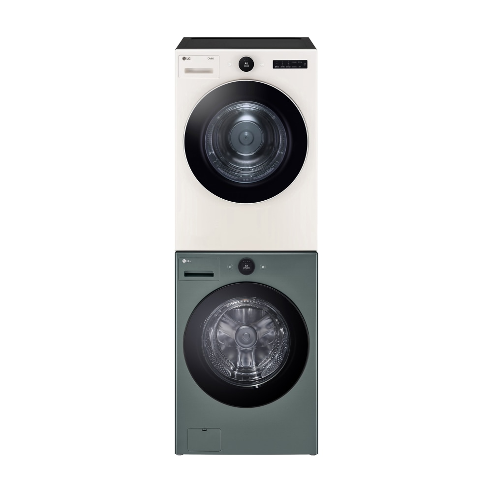 세탁기 LG 트롬 오브제컬렉션 + 건조기 + 스태킹키트 (KX21GA-20EN.AKOR) 메인이미지 0